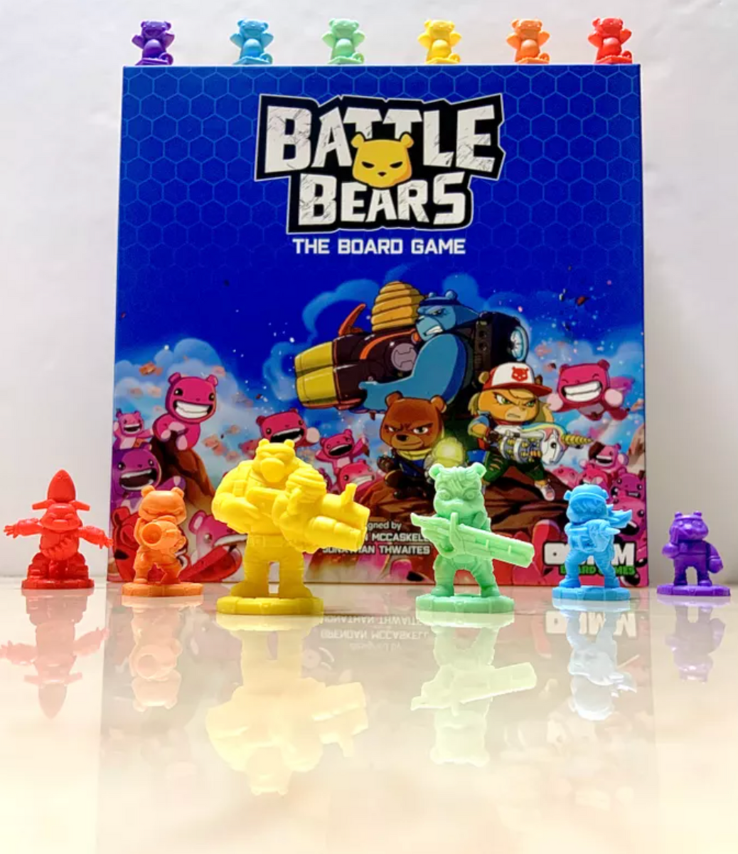 Autographed Battle Bears Board Game BATTLE BEARS Autographed Battle Bears Board Game BATTLE BEARS